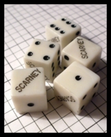 Dice : Dice - Game Dice - Scarney Dice 3000 Set of 5 Resale Shop 2009